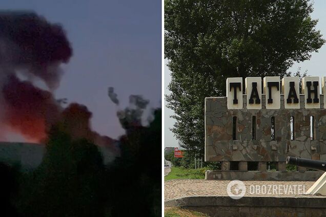 Під Таганрогом і у Брянській області упали безпілотники: було чути вибухи. Відео