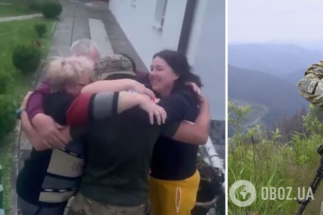 'Сдержал слово!' Трогательные кадры встречи пограничника с семьей растрогали сеть. Видео