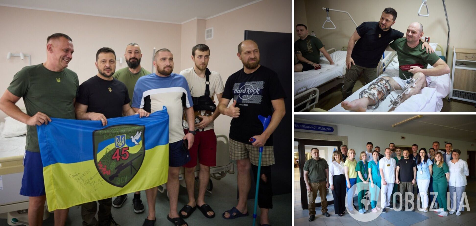 Зеленський після фронту поїхав відвідати українських захисників у лікарні в Івано-Франківську. Відео