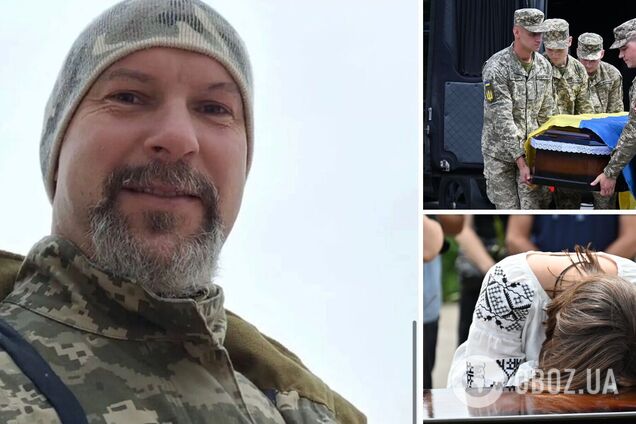 В Киеве простились с погибшим на фронте журналистом Дмитрием Рыбаковым. Фото