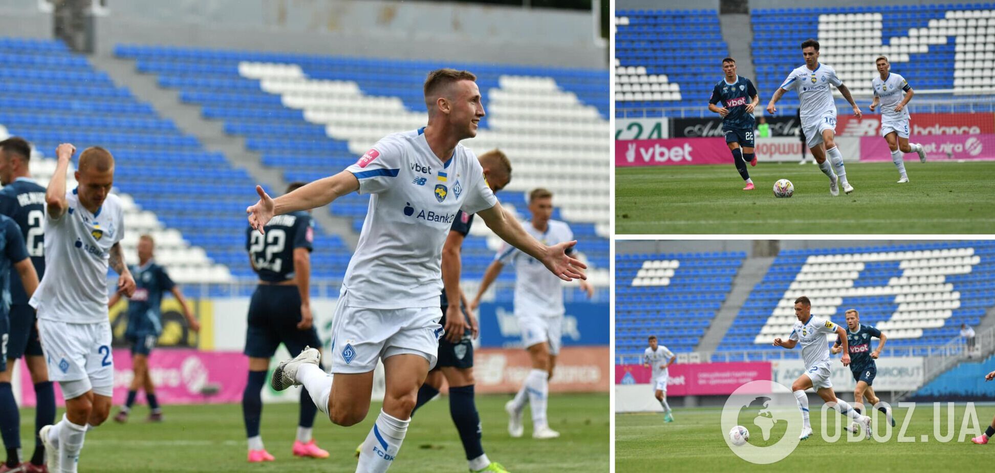 'Динамо' в матче с двумя удалениями одержало разгромную победу в УПЛ
