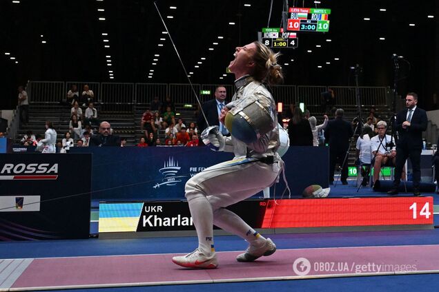 Харлан последним ударом вывела Украину в полуфинал чемпионата мира по фехтованию. Видео