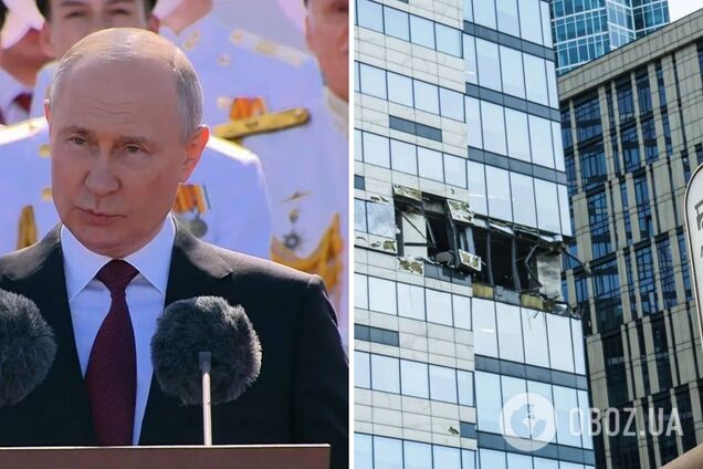 Российские телеканалы массово проигнорировали ночную атаку дронов на 'Москва-Сити'