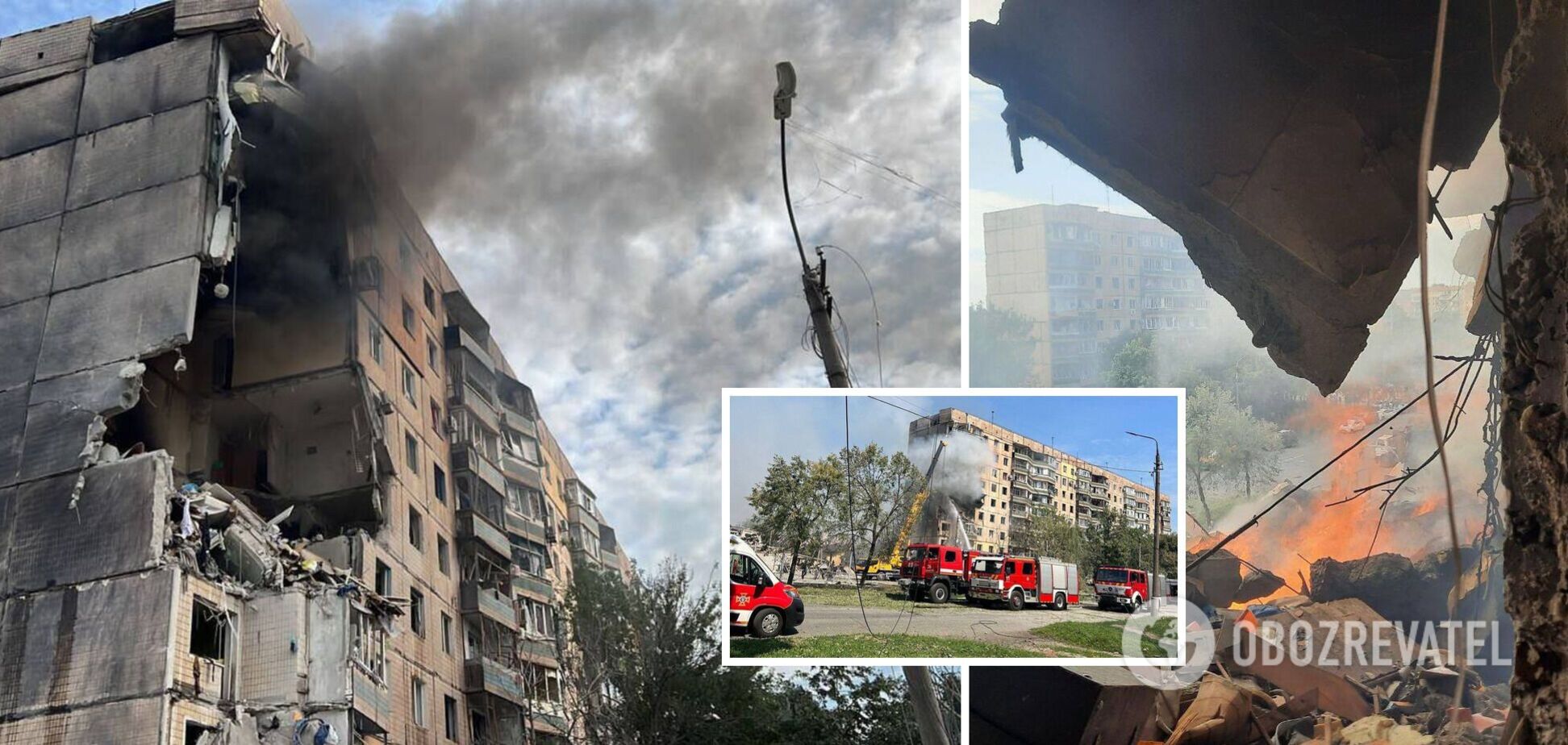 В Кривом Роге завершили спасательную операцию в доме, который россияне расстреляли ракетами: есть погибшие, ранены 69 человек. Фото и видео