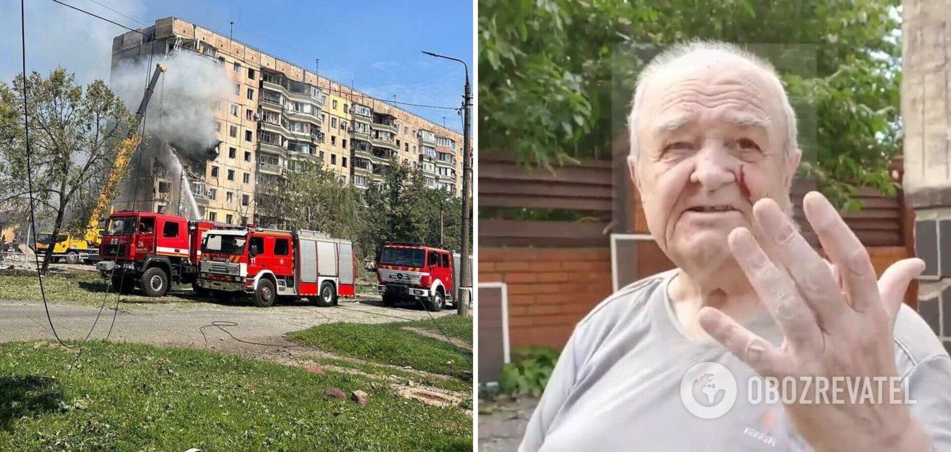 'Спочатку струснуло, потім я почув вибух': чоловік, який дивом вижив під час удару РФ по Кривому Розі, розповів про момент атаки. Відео