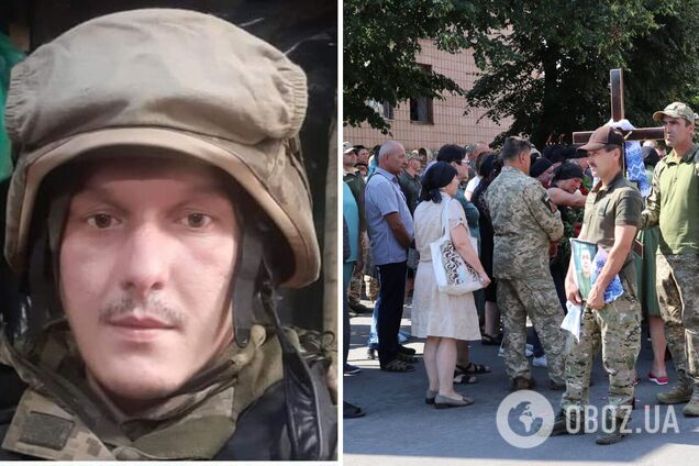 Без тата лишився маленький син: на Черкащині попрощалися з 28-річним воїном, який загинув у боях за Україну. Фото