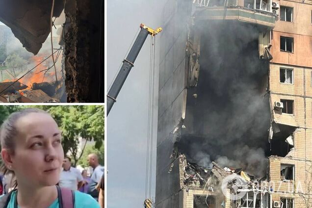 'Если бы не зашла в ванную, уже меня бы не было': жительница Кривого Рога рассказала об ударе РФ по дому. Видео