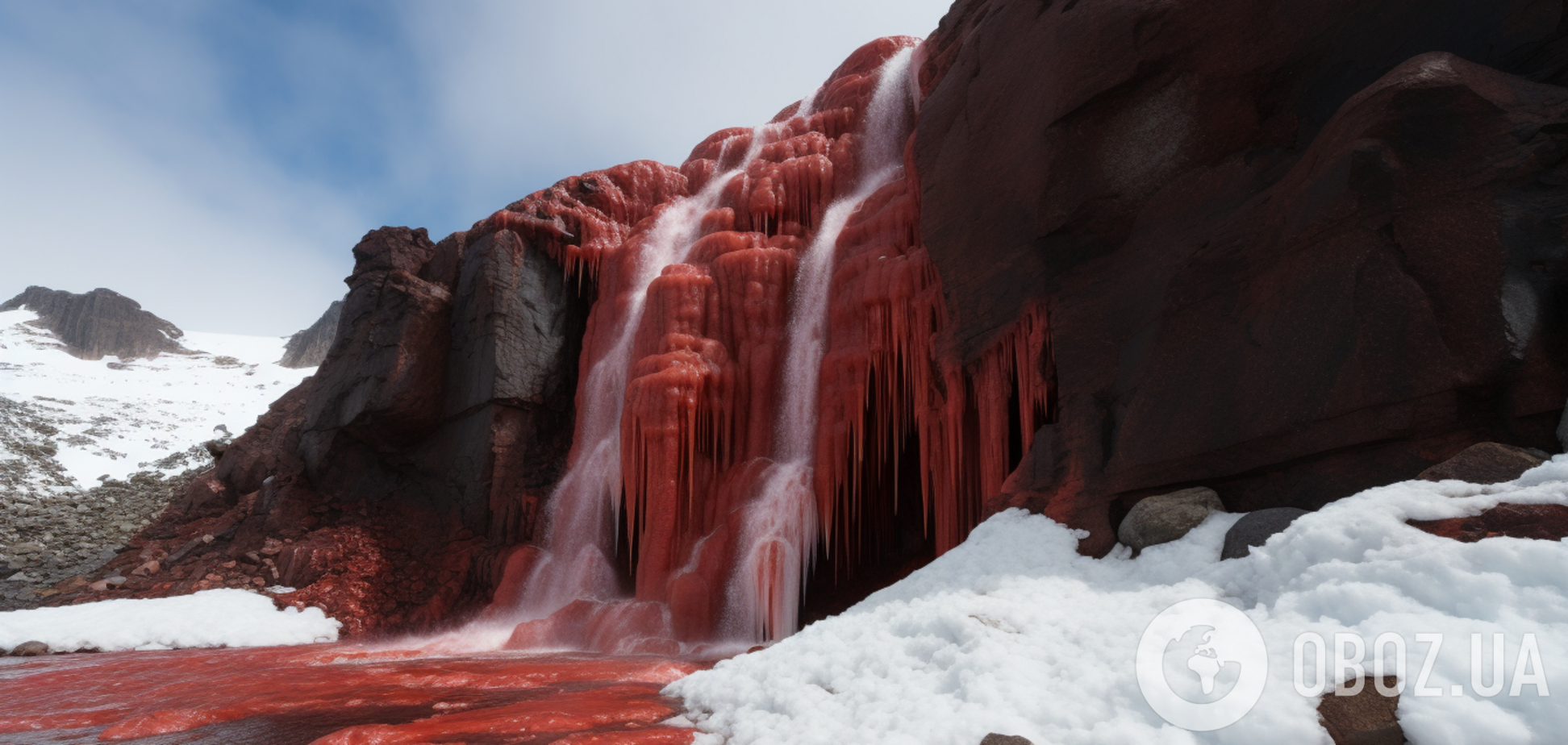 Предвестники апокалипсиса? Раскрыта тайна кровавых водопадов Антарктиды