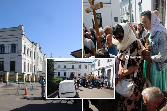 Віряни та ченці УПЦ МП заважають роботі комісії Мінкульту