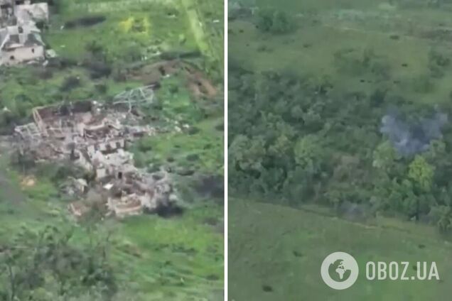 Украинские пограничники обезвредили группу пехоты врага в окрестностях Бахмута. Видео