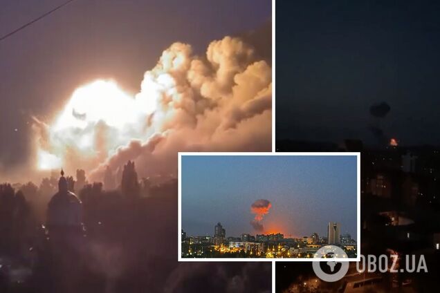 В окупованій Макіївці вибухи: горить великий склад із боєприпасами. Ефектне відео