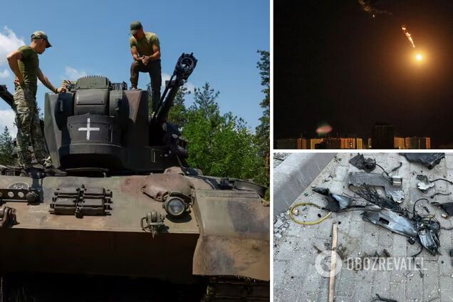 Оккупанты атаковали Киев 'Шахедами': силы ПВО уничтожили все вражеские дроны. Фото и видео