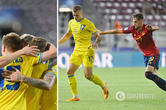 Україна – Іспанія: результат та хронологія півфіналу Євро-2023 U-21 з футболу