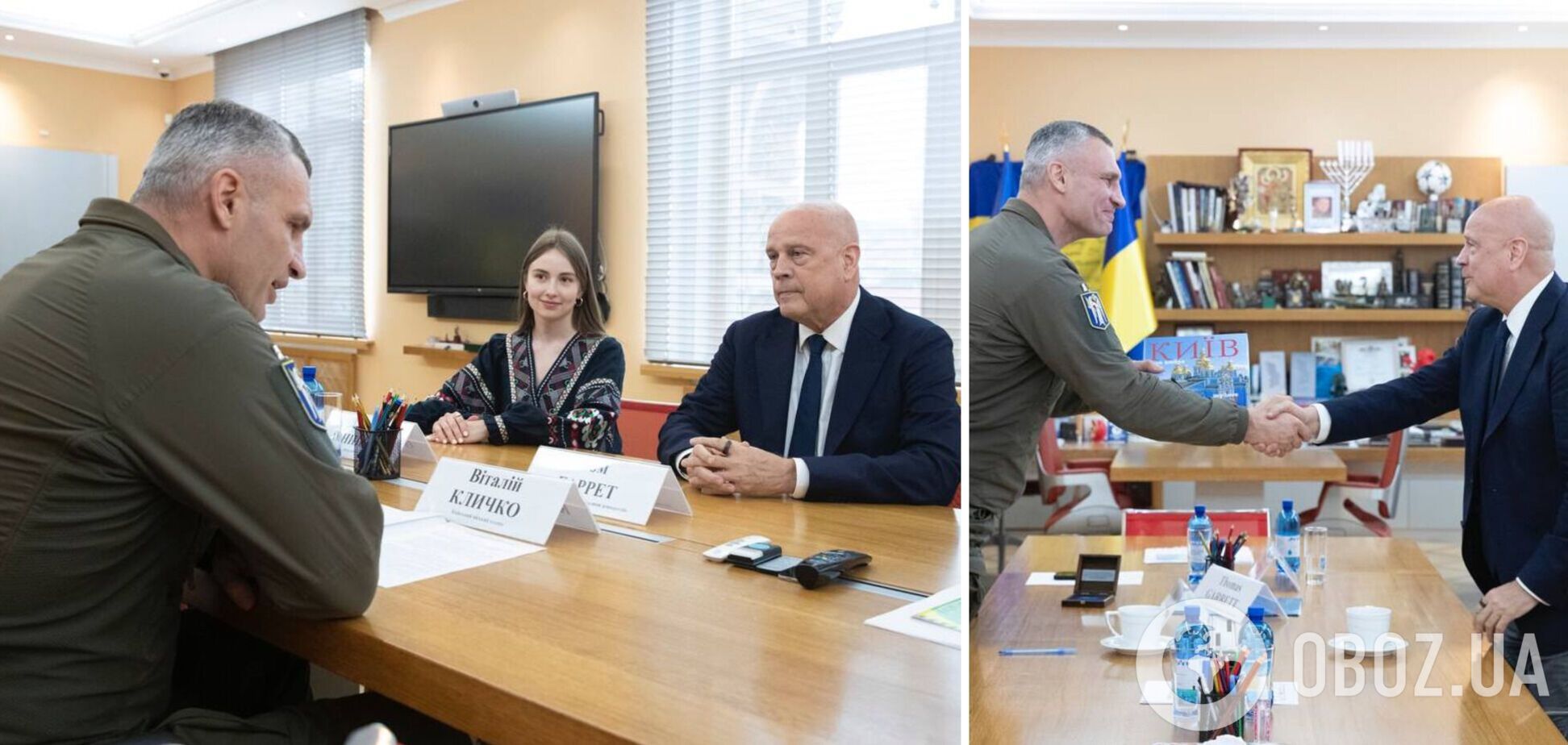 'Україна бʼється за всю Європу': Кличко зустрівся з генсеком 'Спільноти демократій' Гаретом