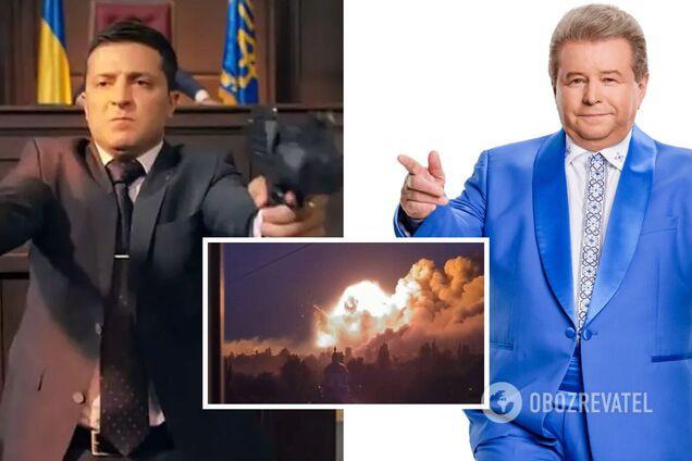 На кадрах взрыва БК оккупантов в Макеевке заметили загадочный силуэт: сеть взорвалась мемами