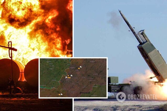 ЗСУ вдарили по тилах окупантів на Донеччині: уражено склади, базу та залізницю. Карта