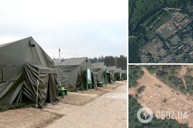 У Білорусі демонтують табори для тренування російських військових. Супутникові фото