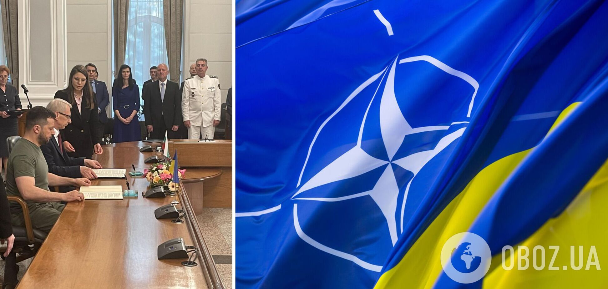 Украина и Болгария заключили совместную декларацию о поддержке членства в НАТО. Фото