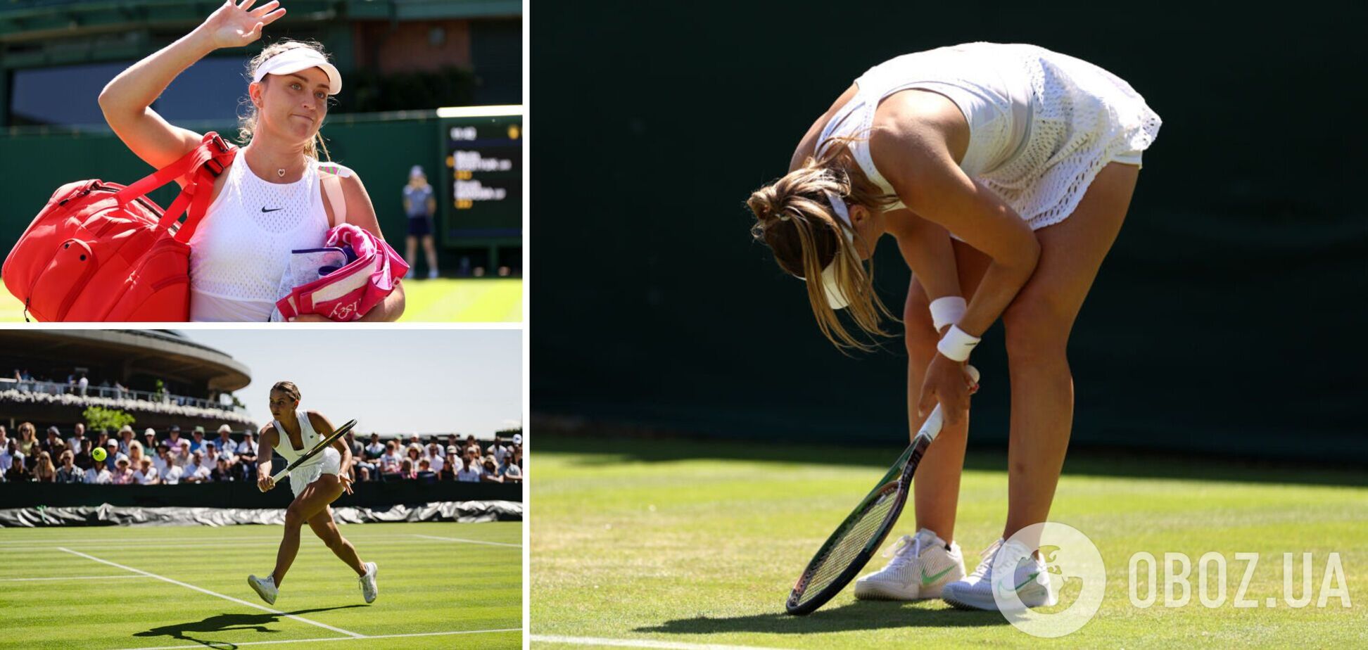 Испанская теннисистка отказалась продолжать матч с украинкой на Wimbledon