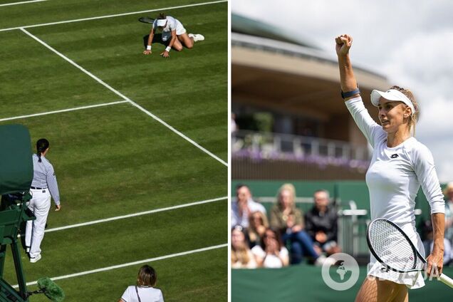 Украинская теннисистка рухнула на корт после матча Wimbledon-2023. Ей устроили овации