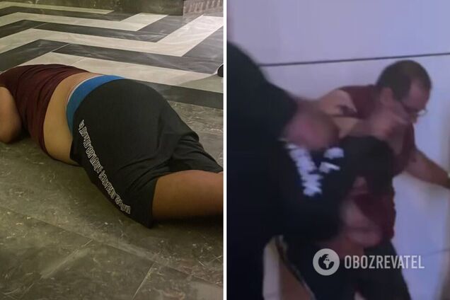 В Турции сотрудники гостиницы эффектно избили российского туриста. Фото и видео