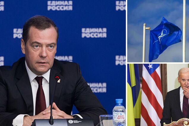 Медведев устроил истерику из-за заявлений Байдена и Украины и снова принялся угрожать 'ядерным армагедоном'