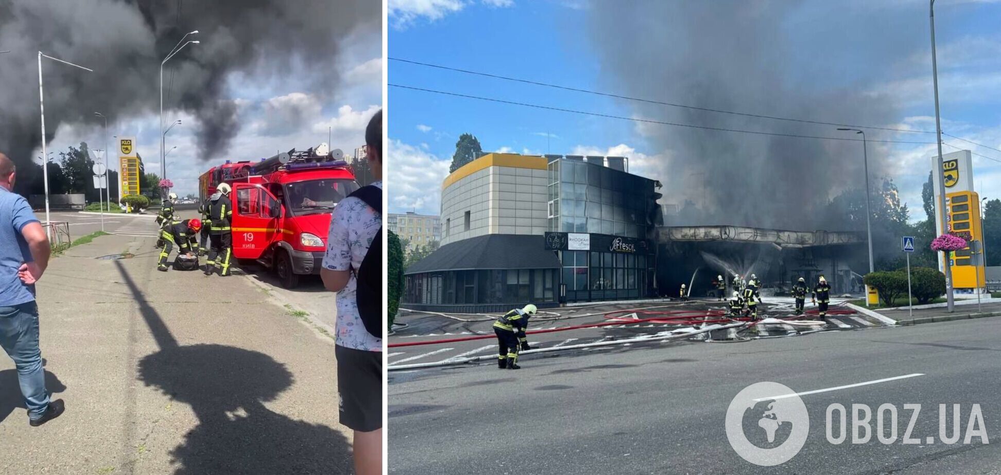 Спасатели оперативно прибыли на место происшествия и начали тушить огонь