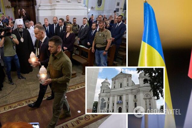Зеленський і Дуда вшанували пам'ять жертв Волинської трагедії: всі деталі, фото і відео