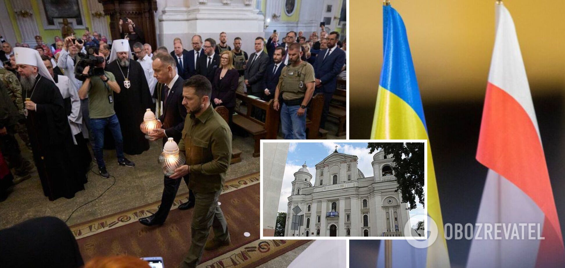 Зеленський і Дуда вшанували пам'ять жертв Волинської трагедії: всі деталі, фото і відео