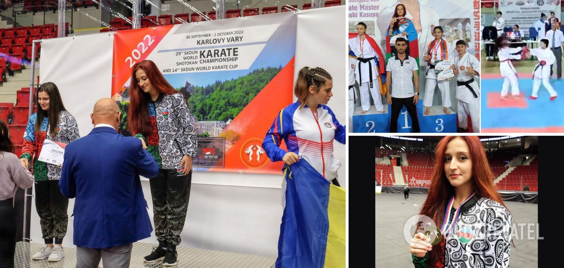 Армянская каратистка вместо рукопожатия ударила в лицо соперницу из Азербайджана. Видео