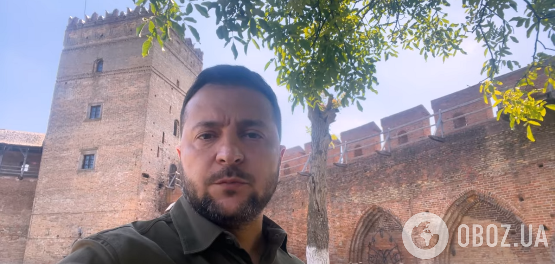 Володимир Зеленський у замку Любарта звернувся до українців