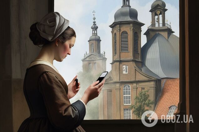 Девушка с iPhone на картине 1860 года удивила сеть, но все проще, чем путешествия во времени