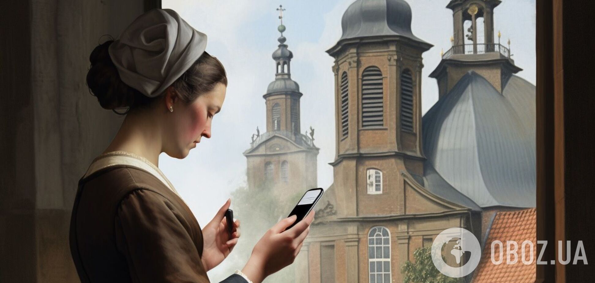 Дівчина із iPhone на картині 1860 року здивувала мережу, але все простіше, ніж подорожі в часі