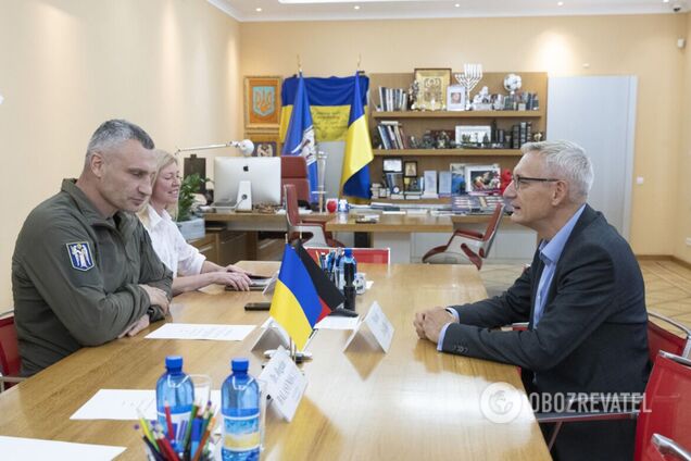 Кличко встретился с новоназначенным послом Германии Мартином Егером. Фото