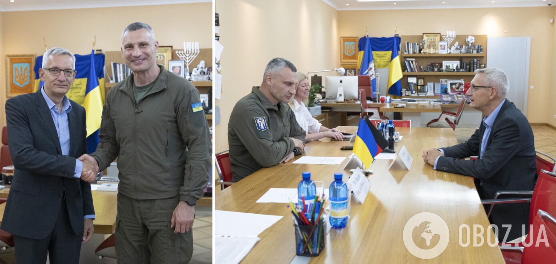 Кличко встретился с новоназначенным послом Германии Мартином Егером. Фото