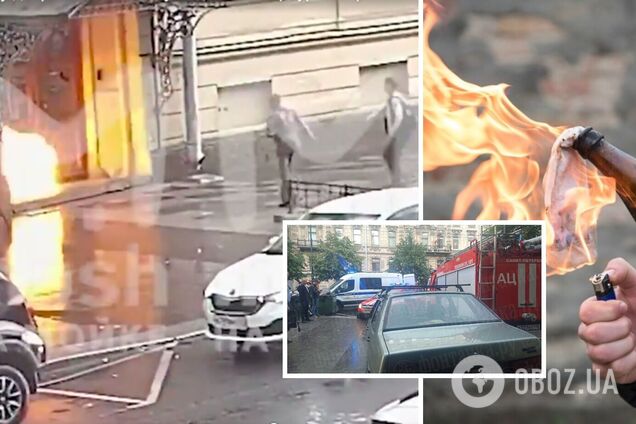 У Петербурзі чоловік протаранив ворота військкомату і підпалив його. Відео