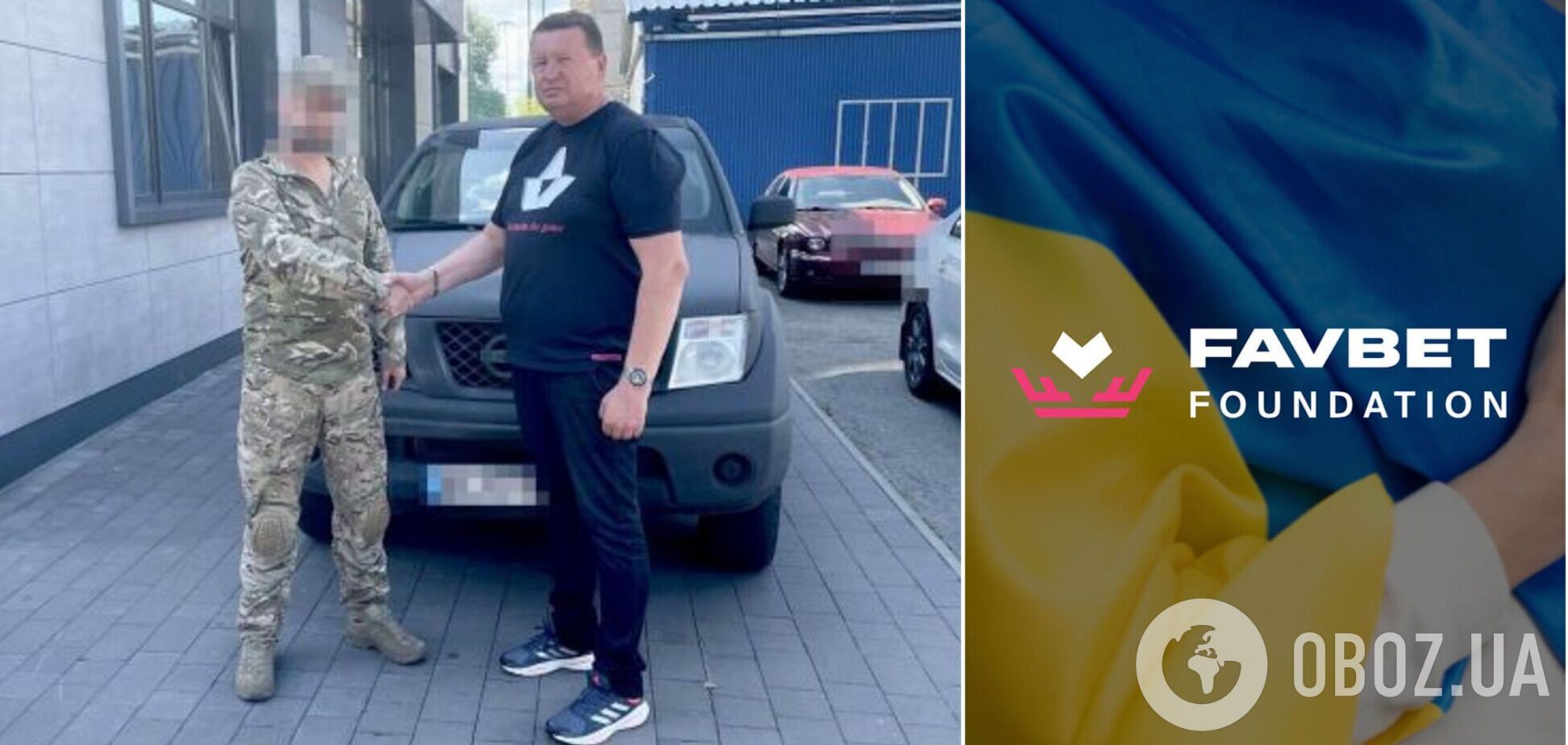 ВСУ на Лиманском направлении получили внедорожник Nissan от Favbet Foundation