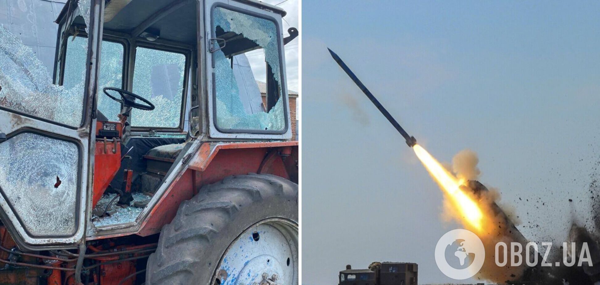 Росіяни обстріляли фермерське господарство на Сумщині: пошкоджено техніку і ангар. Фото