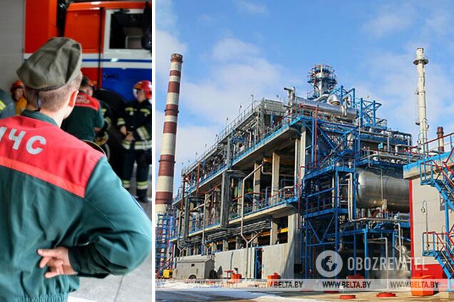 В Беларуси заявили о пожаре на Мозырском НПЗ: ранее в СБУ предупреждали о возможной провокации. Видео