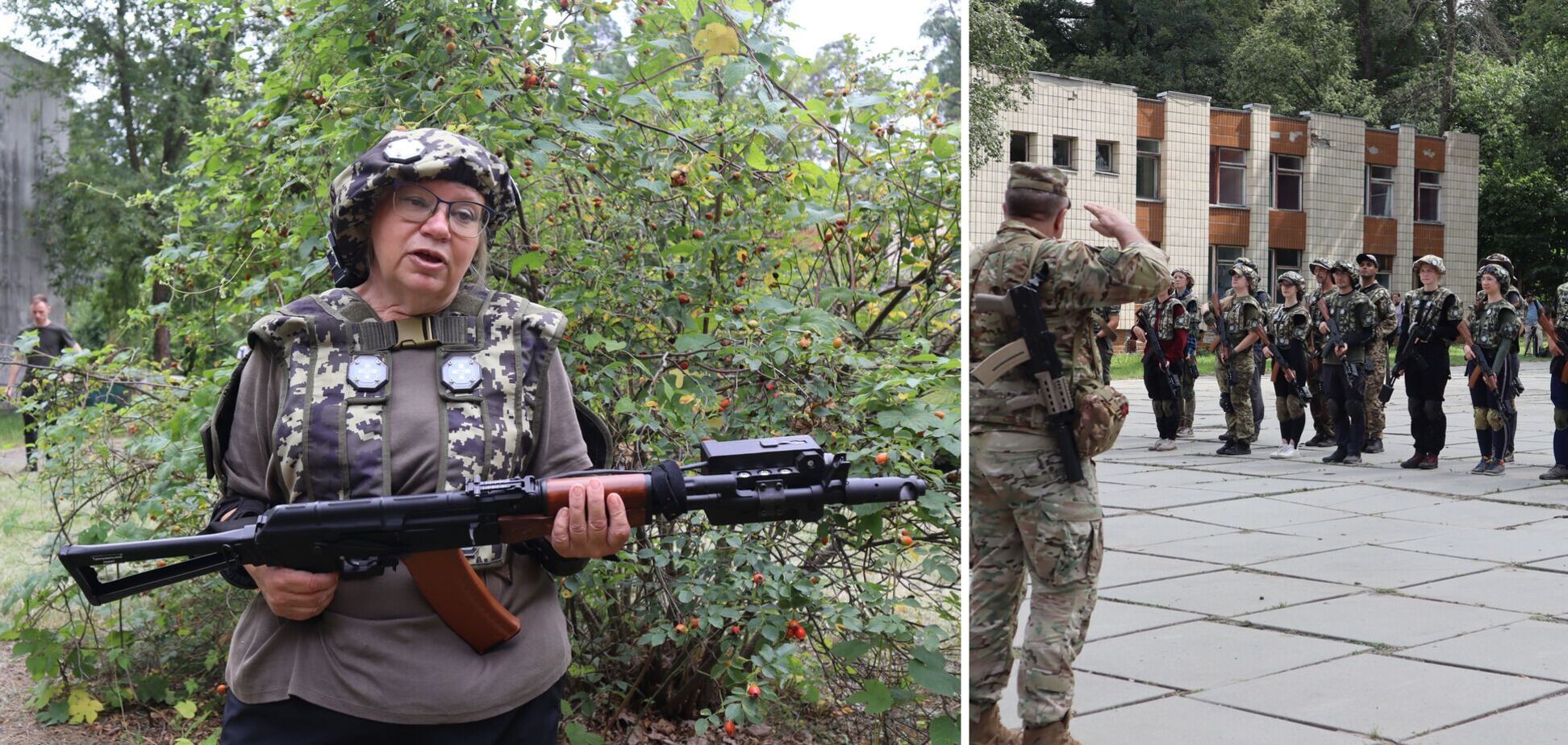 Имитация боев в городе: как в Киеве добровольцы проходят курсы Национального сопротивления