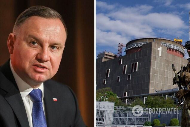 Дуда назвал взрыв на ЗАЭС более вероятным, чем ядерный удар РФ по Украине
