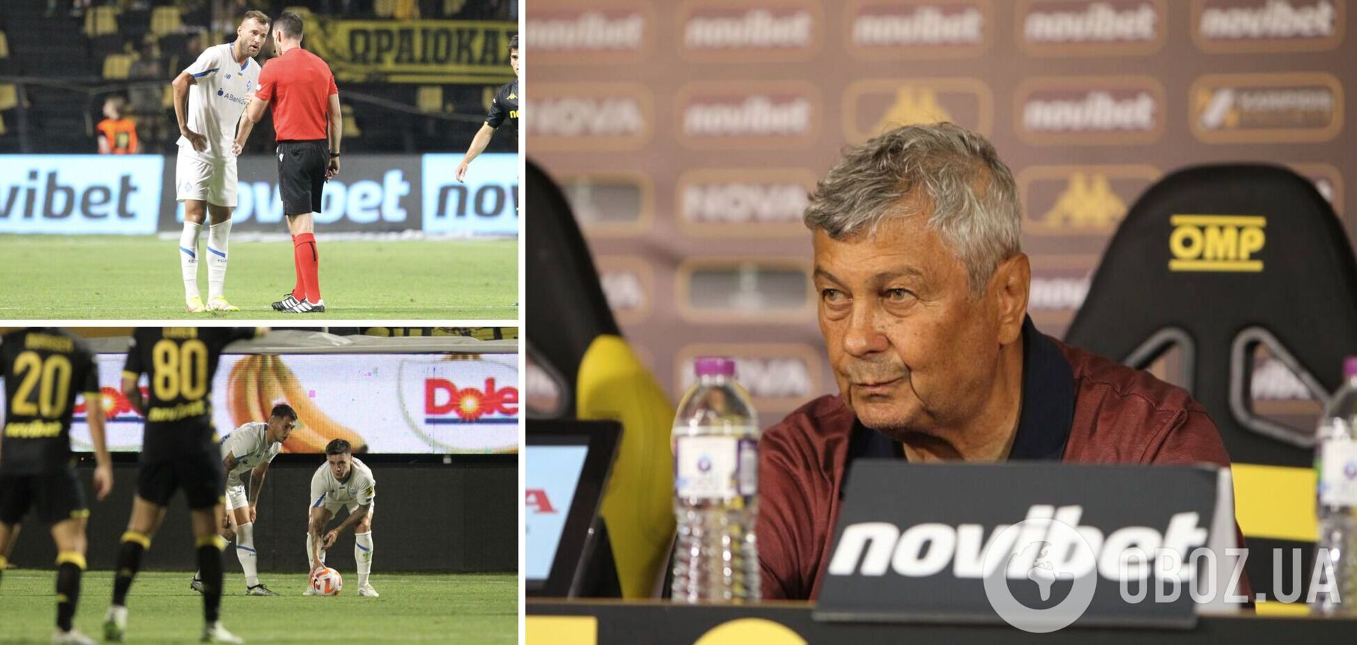 'Ярмоленко не шел': Луческу назвал причины поражения 'Динамо' от 'Ариса'