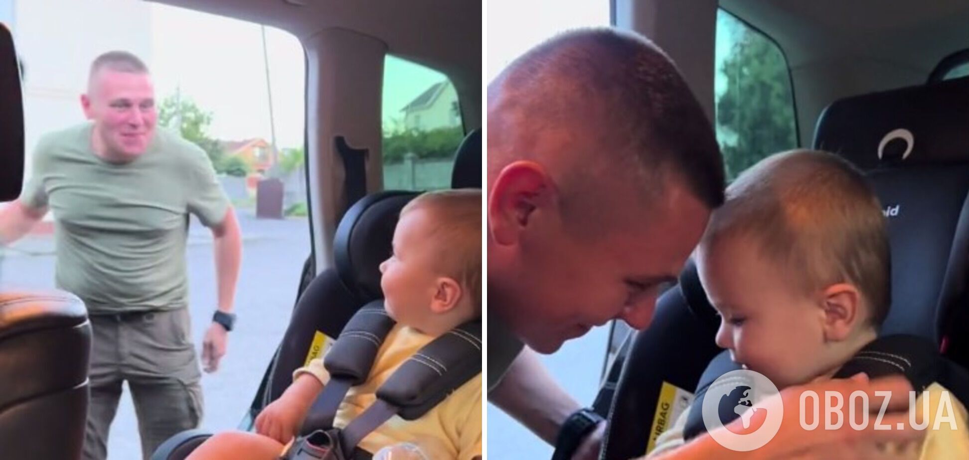 'Найбільше щастя': мережу зворушило відео зустрічі українського захисника з маленьким сином