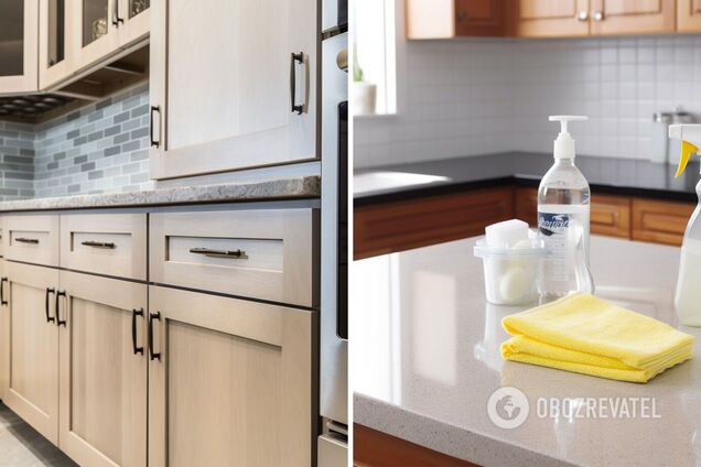 Як почистити кухонні шафки від жиру: прості поради