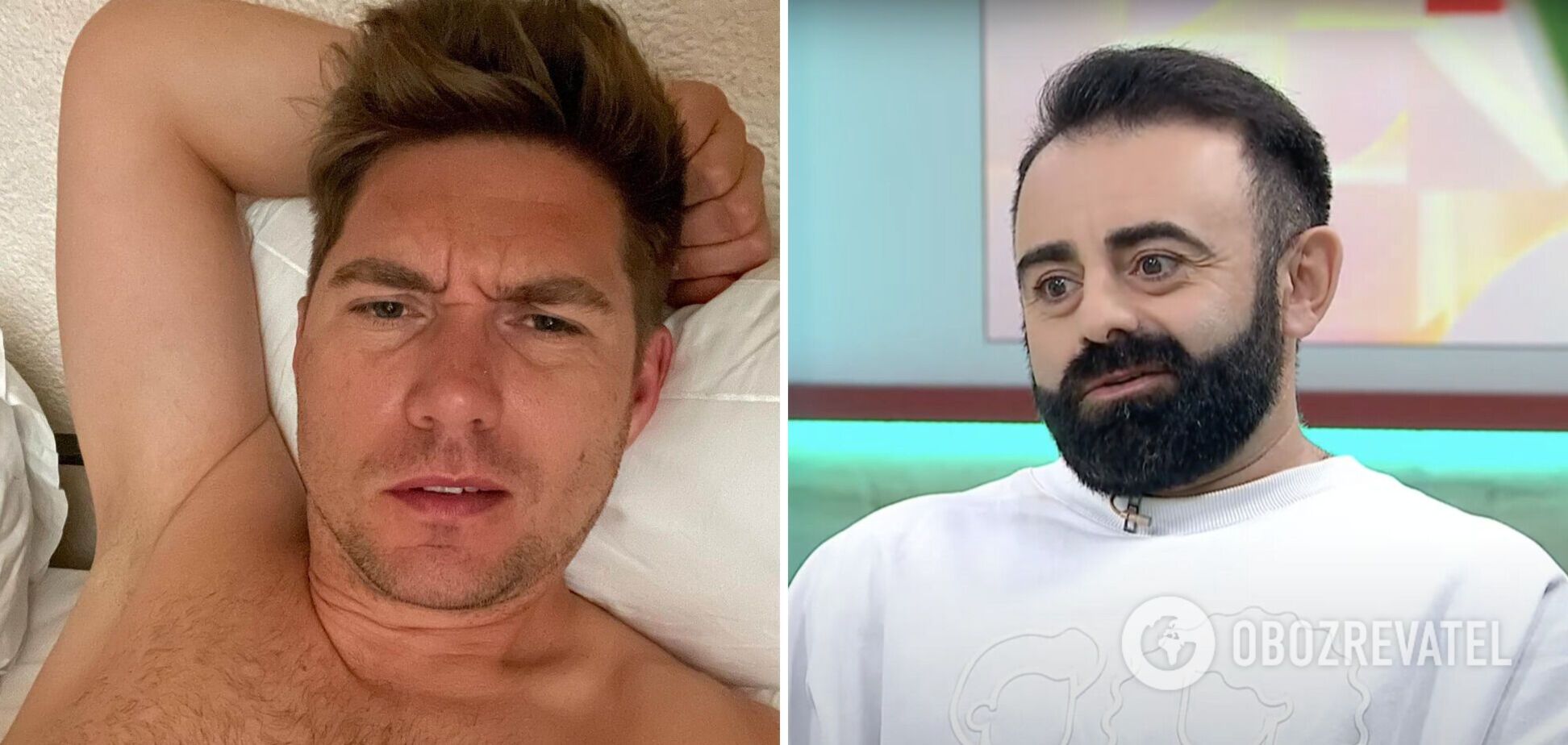 Звезда 'Скаженого весілля' Арзуманян показал обнаженную грудь, чтобы поставить на место Остапчука и Буше