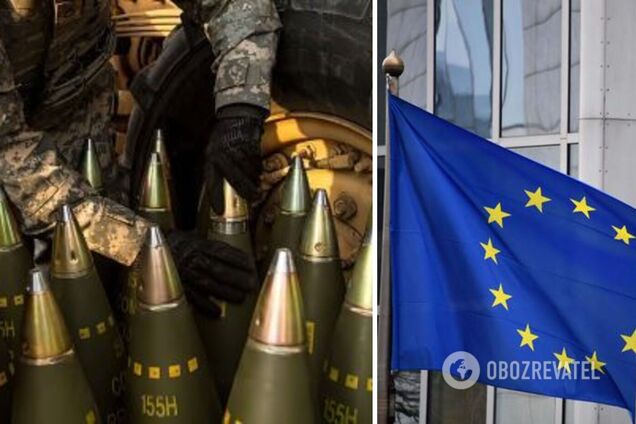 ЄС поставив Україні менше четверті від запланованої кількості снарядів