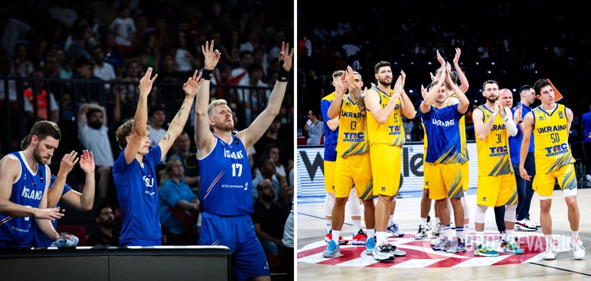 Украина – Исландия: результат матча отбора на баскетбольный турнир Олимпиады-2024