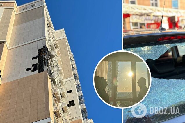 У Бєлгороді росіяни збили невідомий безпілотник: вибухом пошкодило багатоповерхівку. Фото і відео