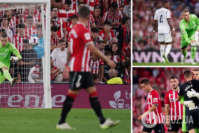 Лунин провел великолепный матч в Испании, заменив травмированного Куртуа. Видео