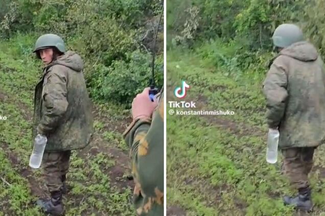 У 'Чмони' появился конкурент: сеть взбудоражили кадры с пленным российским 'богатырем'. Видео